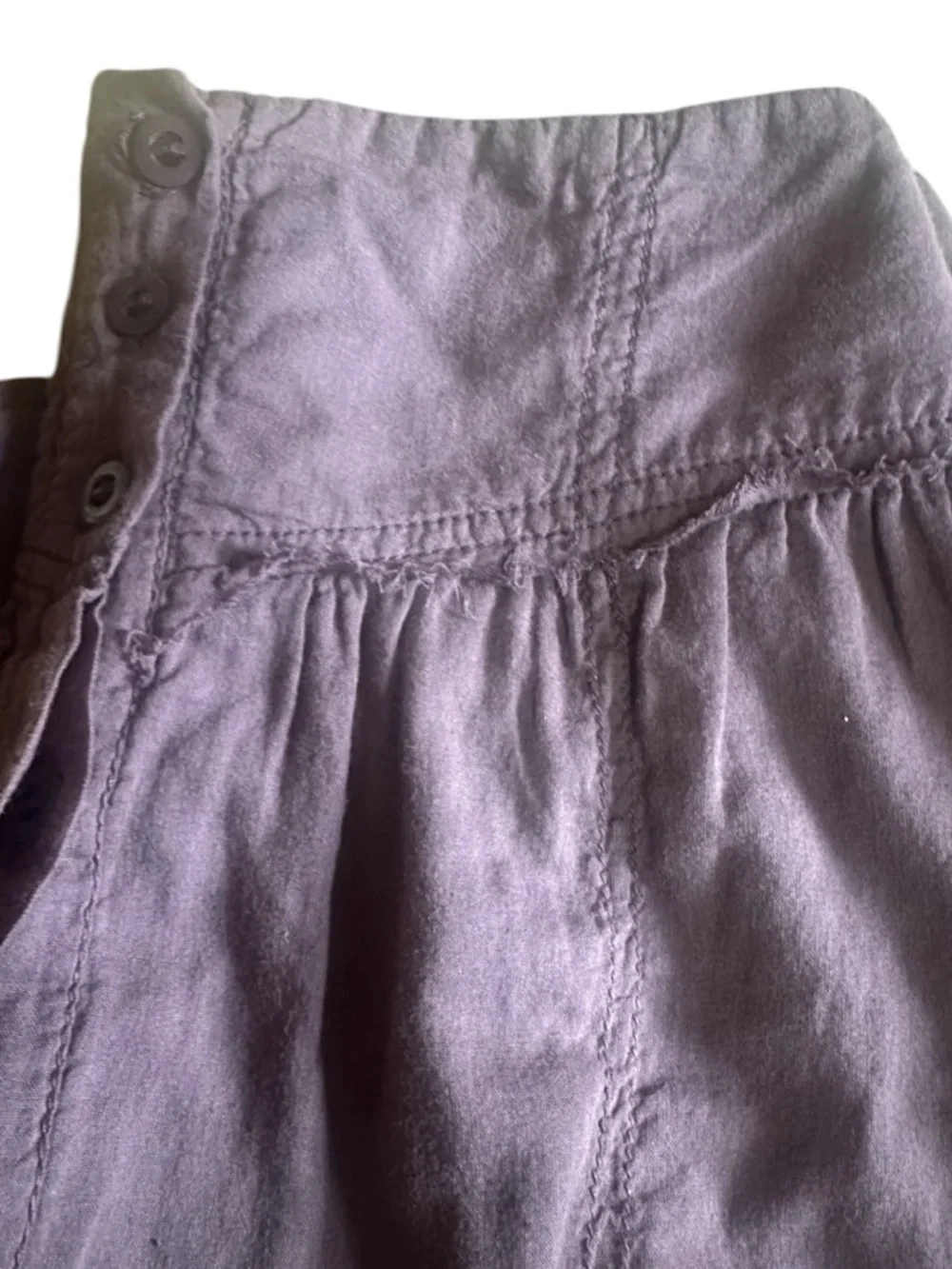 Anthropologie Inspired “Staring At Stars” Boho Mini Skirt Plum Size M